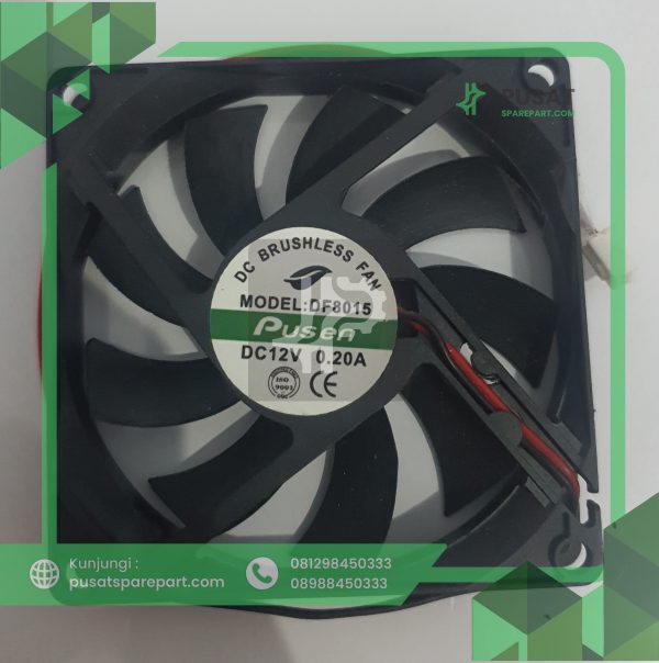 PUSEN DF8015 DC12v 0.20A 80*80*15mm Cooling Fan