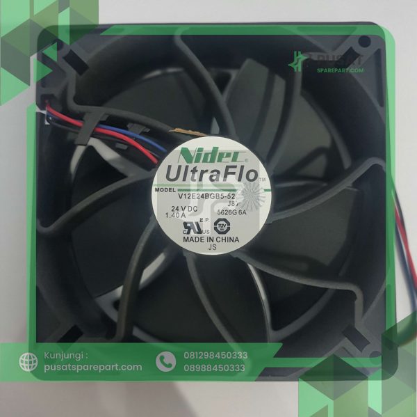 Nidec V12E24BGB5-52 J87 DC 24V 1.40A 120x120x38mm 3 Kabel