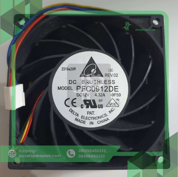 Delta PFC0912DE 9038 12V 4.32A 9CM modified waterproof Kipas